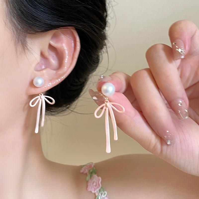 1Pair Summer Colorful Unique Dopamine Design Drop Dangle Earrings For Women Girl Korean Fashion Jewelry Accessories