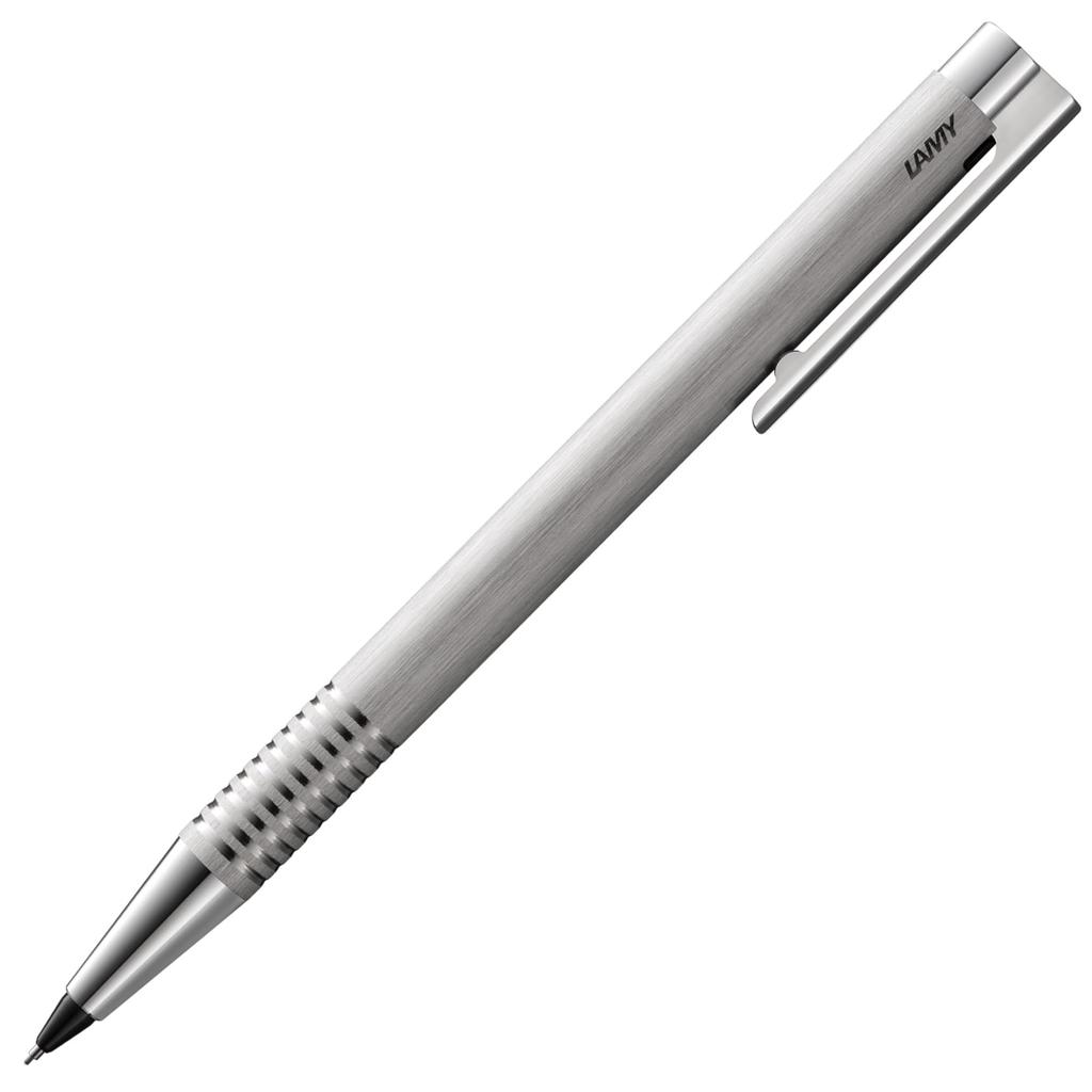 LAMY Mechanical Stainless Officially Imported Pencil, Logo, Steel, Hairline, 0.5mm, L106,