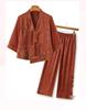 Chic Chinese-Style Summer Two-Piece Set for Middle-Aged and Elderly Women – Loose and Slimming Fit