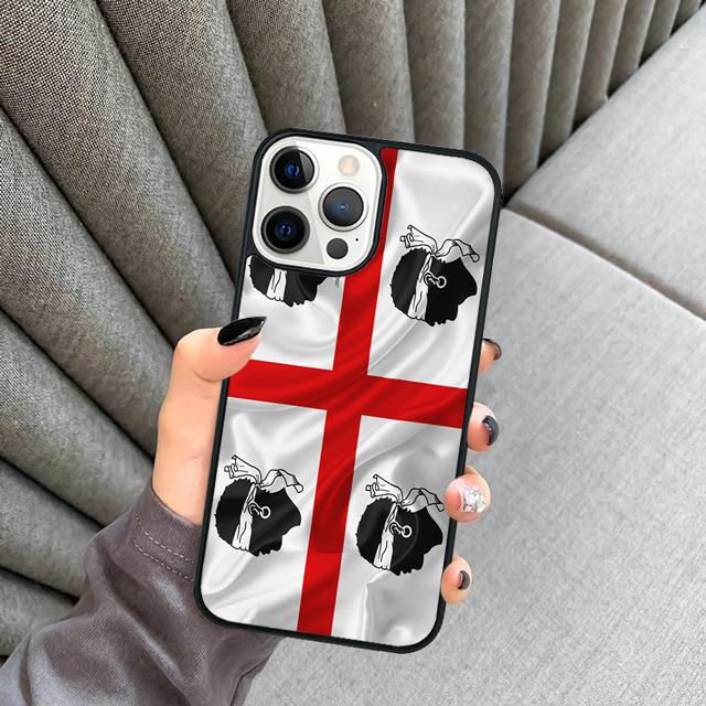 Flag of Sardinia phone Case Cover For iPhone 17 Air 16 15 14 Plus apple 16 11 12 13 Pro Max coque