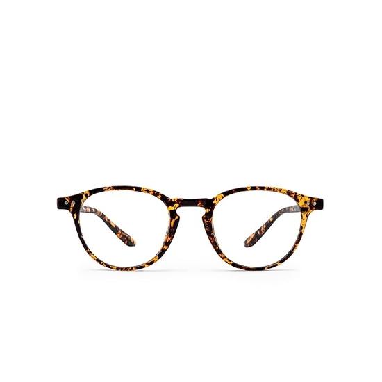 Intellilens Round Blue Cut Computer Glasses for Eye Protection with Lens Cleaner Solution for Spectacles | Zero Power, Anti Glare (48-22-140)
