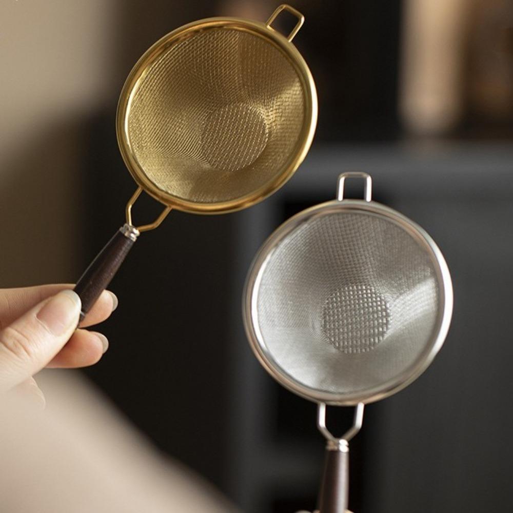 Stainless Steel Tea Strainer Very Fine Mesh Fine Mesh Strainer New Food Sifters for Kitchen