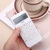 School Mini Pocket Office Cheap Promotional Black White Electronic Digit Calculator