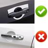 Door Handle Cover For Ford Explorer U502 2011~2018 Classic carbon Black Smart Stickers Trim Car Decorate Exterior