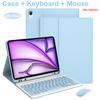 Case for iPad Air 11 Inch (M2) (M3) ,Bluetooth Keyboard Cover for iPad Air 4th 5th 10.9-inch