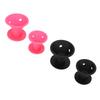 20pcs Mushroom Hair Curler Soft Silicone Different Size Sleeping Hair Styling Roller for Women Pink Black