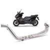 Applicable TMAX-530/560 Stainless Steel Exhaust with Carbon Head & Tail Sections