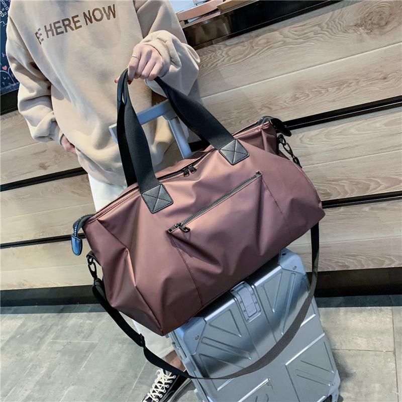 Business Trip Short-distance Travel Bag Women's Portable Men's Lightweight Large-capacity Duffel Bag Single Shoulder Oblique Span Sports Fitness Bag