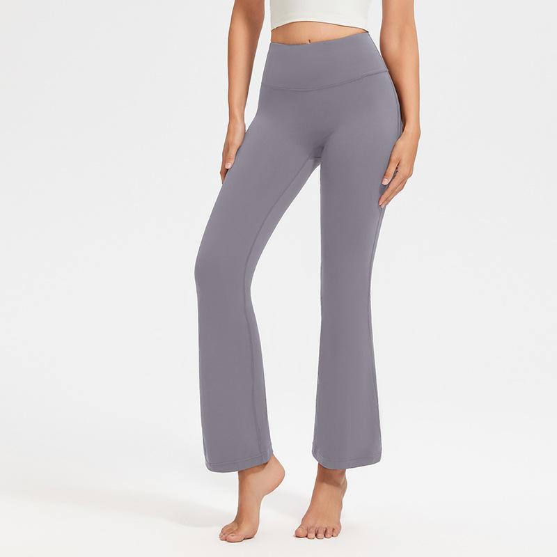 New Fashion Sports Casual Flared Yoga Pants Women High Waist Hip Lifting Fitness Yoga Trousers Women Slim Fit Loose Joggings Running Yoga Pants 25587