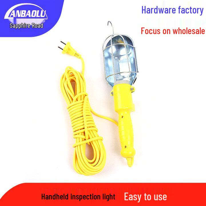 

Светодиодный рабочий свет 220 Вт для авторемонта с алюминиевым плакированием медью, ручной инспекционный светильник 60 Вт Aluminum Wire Work Light, 7m, Pack of 40