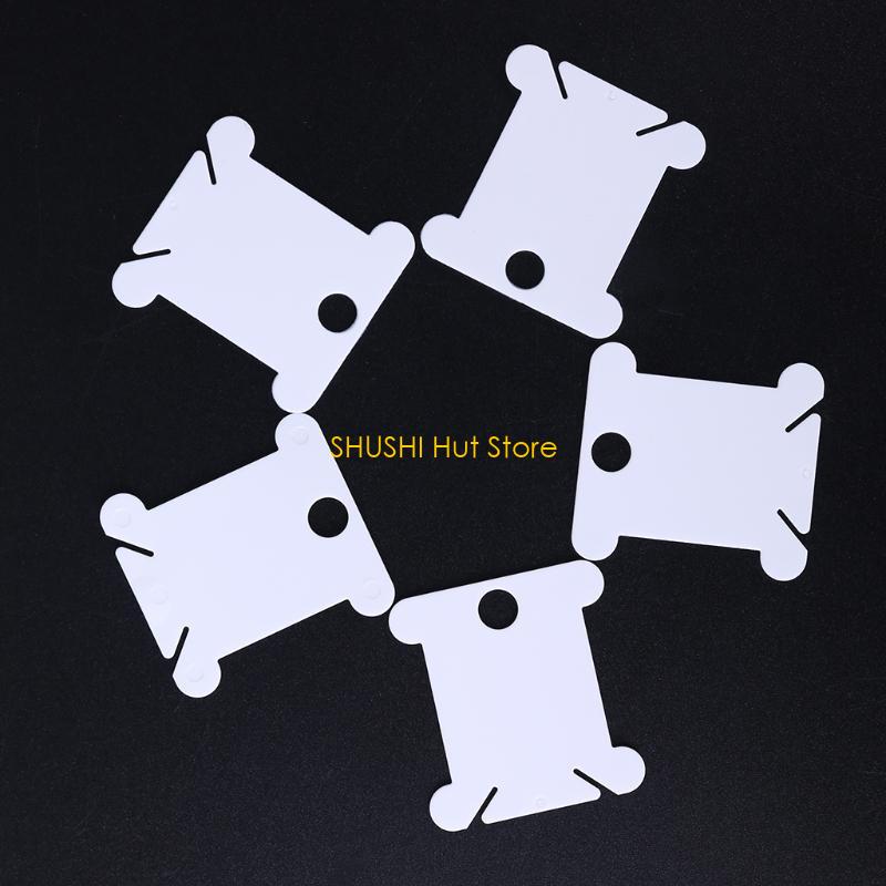 100pcs Embroidery Floss Bobbins 18 Compartments Box with Number Sticker for Cross Storage D57B
