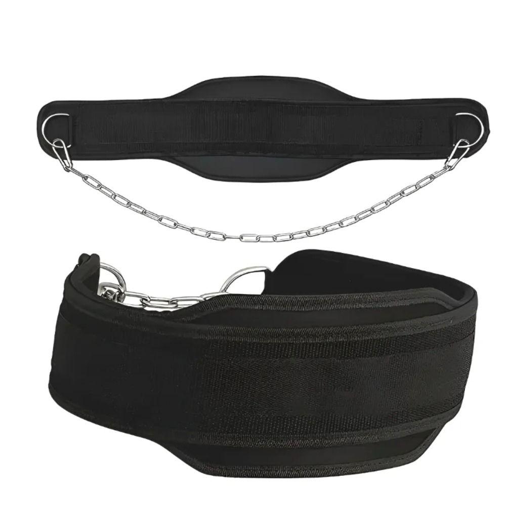 Adjustable Weight Lifting Belt Thicken Weighted Muscle-up Belt Weighted Pull-up Belt Fitness