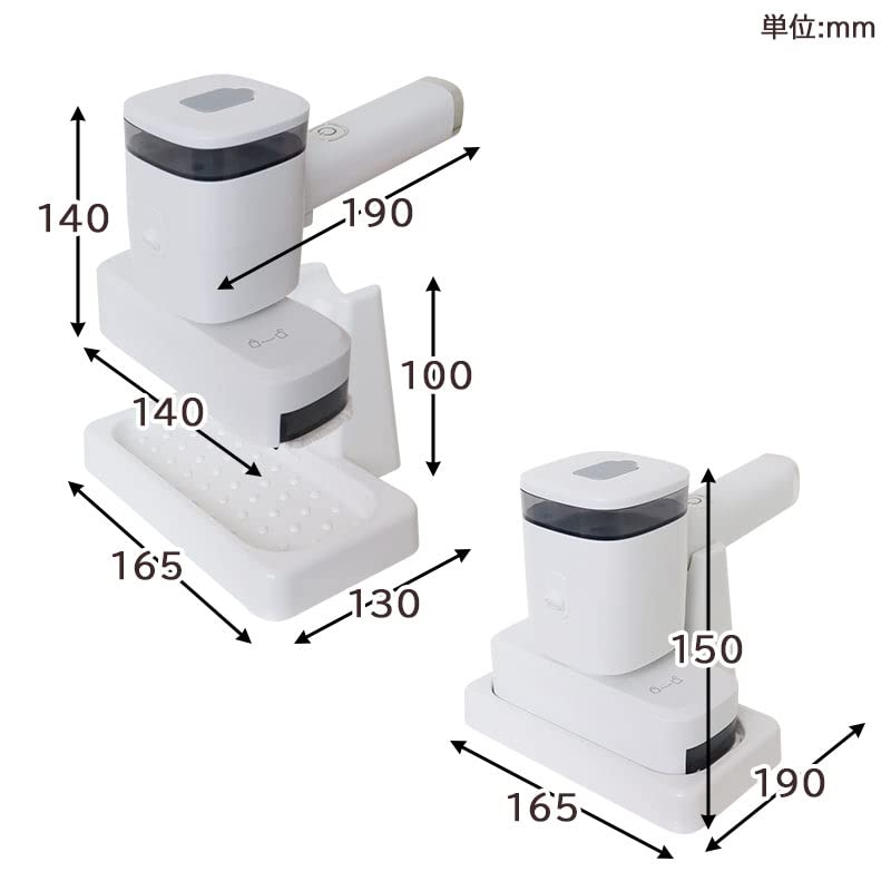 THANKO Handy Mop Vacuum Cleaner "Quick Sweeper" CLTASMSWH