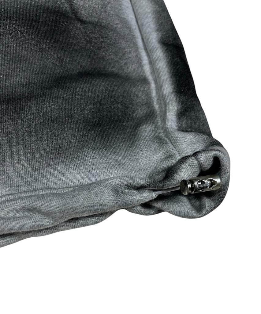 SK8ER ROCK Painting Cross Sweat Wide Pants ((Melange Gray))