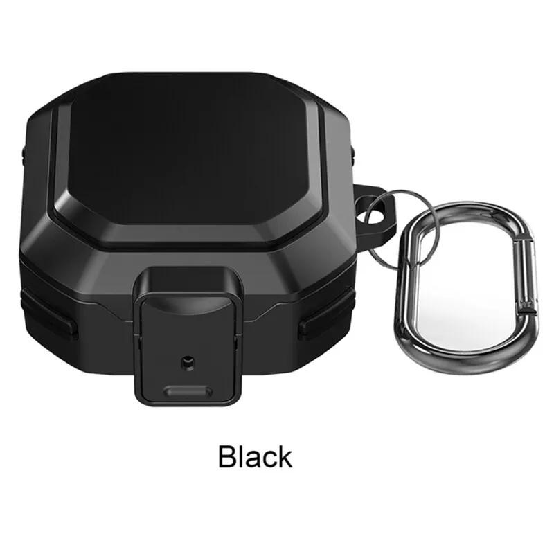 Armor Shockproof Case for Samsung Galaxy Buds 4 / Buds 4 Pro Earbuds Accessories Cover Keychain Switch Earbuds Shell
