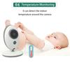 VB605 2.4 Inch Wireless Video Baby Monitor Color Camera Intercom Night Vision Temperature Monitoring Baby Nanny  Network-free