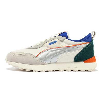 Rider FV Retro Vielseitige Low-Top Lifestyle Freizeitschuhe Unisex Sneaker Beige Silber Grau 387672-46