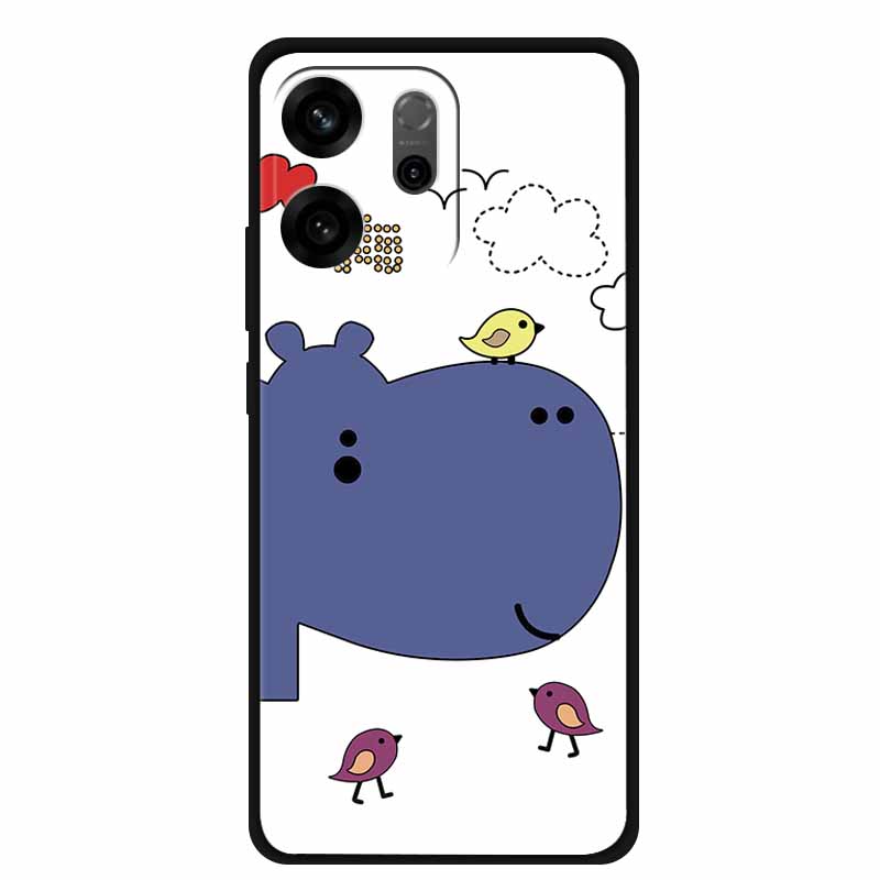 For Oppo Reno14 F Case 3D Flowers Emboss Phone Cases for Oppo Reno 14 F Reno14F 5G Back Protective Covers Soft Silicone Bumper