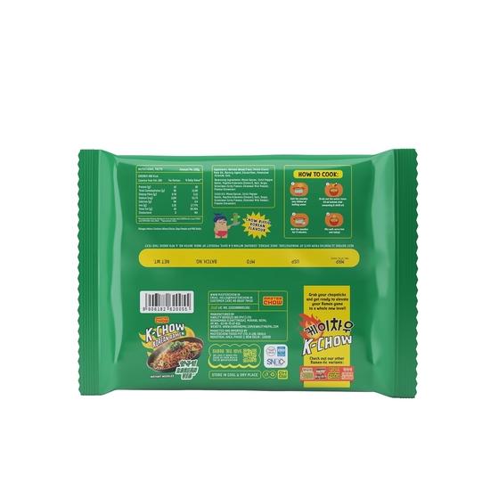 MasterChow K-Chow Korean Ramen Veg | Pack of 4 | 92g Each