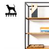 Key Rack & Dog Leash Hanger Wall Metal Pendant Art - Home Decor for Kitchen Bathroom Living Room - Iron Art Decoration