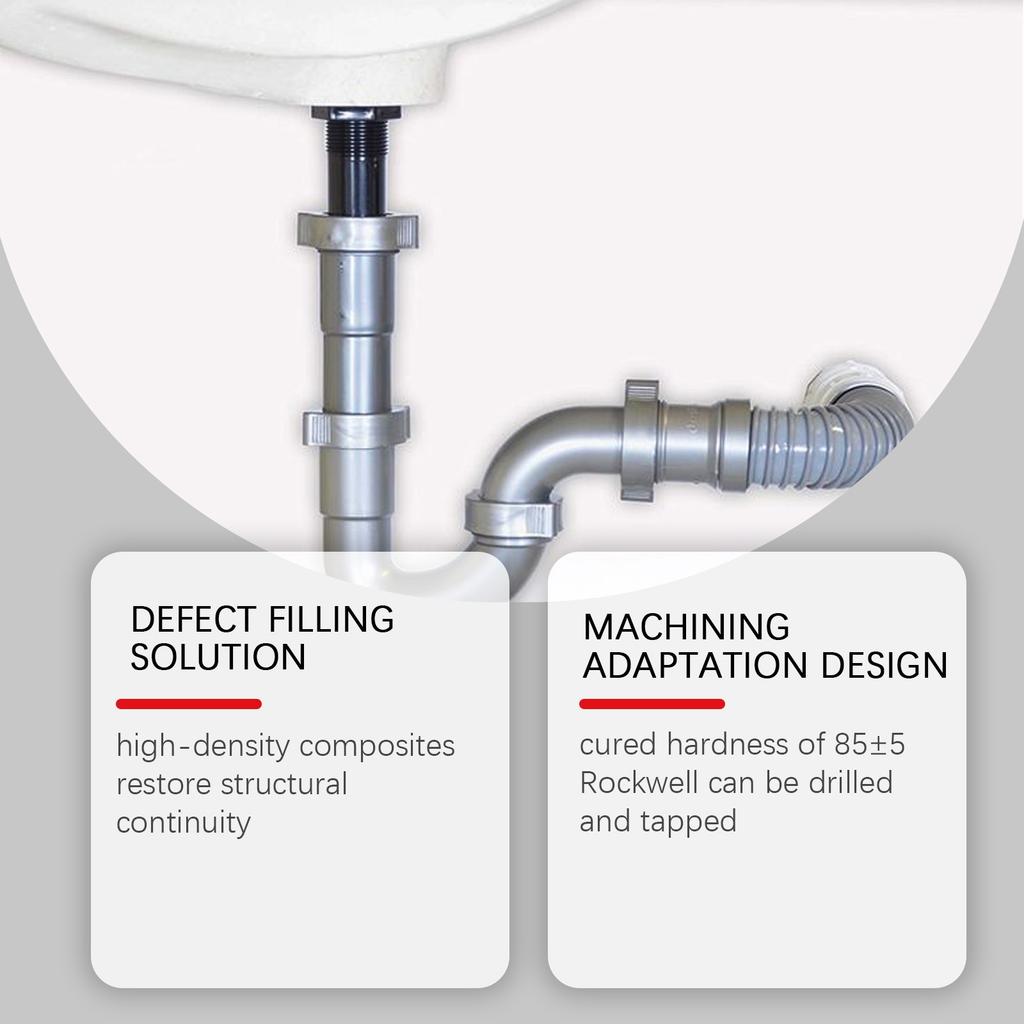 Multi-metal Cold Welding Agent Can Be Machined For Temperature-resistant And Corrosion-resistant Industrial-grade Emergency Maintenance