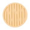 Silent Coasters Silicone Tea Cup Mat Striped Draining Version