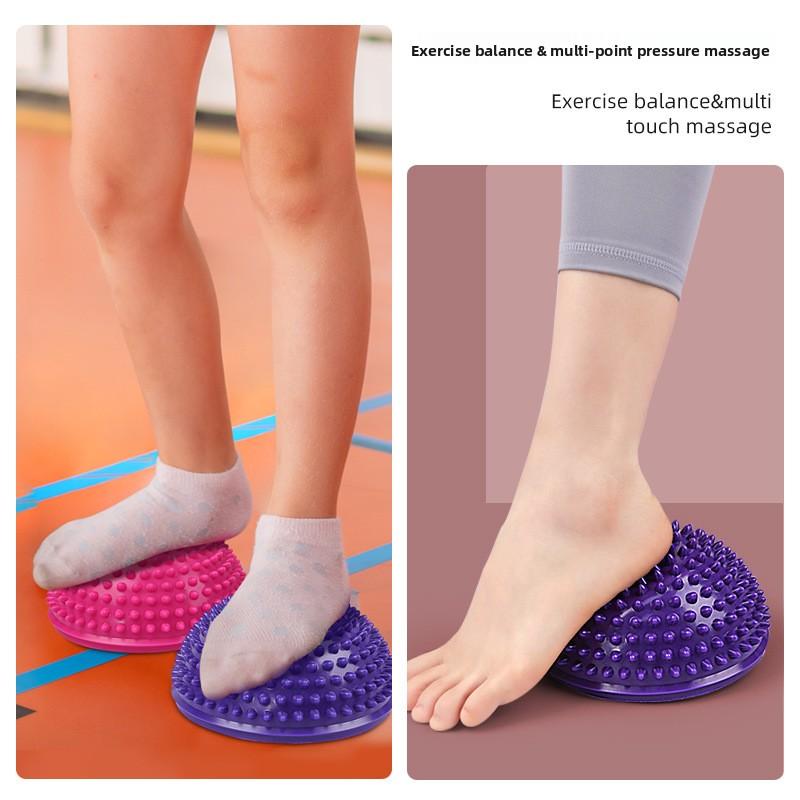 Children's Sensory Integration Training, Tactile Ball, Hand-push Air Needle, Simple Balance Training Pad, Semi-round Durian Ball Fitness Yu