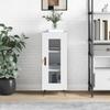 VidaXL White Buffet 34.5x34x90 Cm Engineered Wood 828764