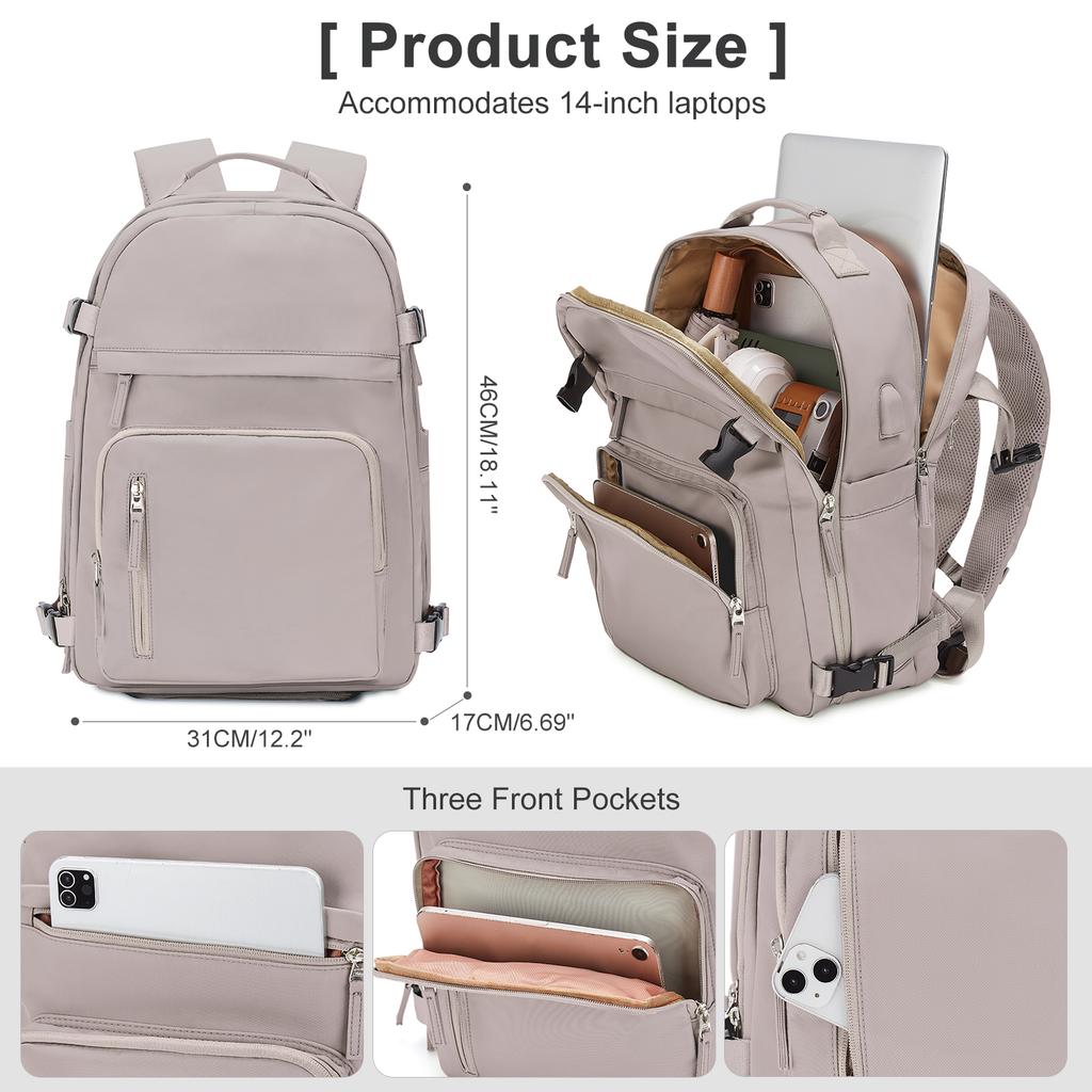 Large Travel Backpack for Women Large Capacity High Quality Schoolbag Overnight Weekend Bag Waterproof Men's Backpack Laptop Bag