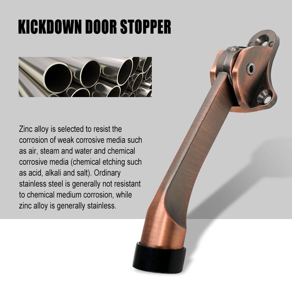 Bedroom Supplies Heavy Duty Kick Down Home Door Door Topes Door Stopper Door Holder Hardware