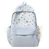 Schoolbag Korean version ins Cartoon Hello Kitty Backpack Women's Large Capacity Cute Doodle Student School Bag Sweet Versatile Backpack
