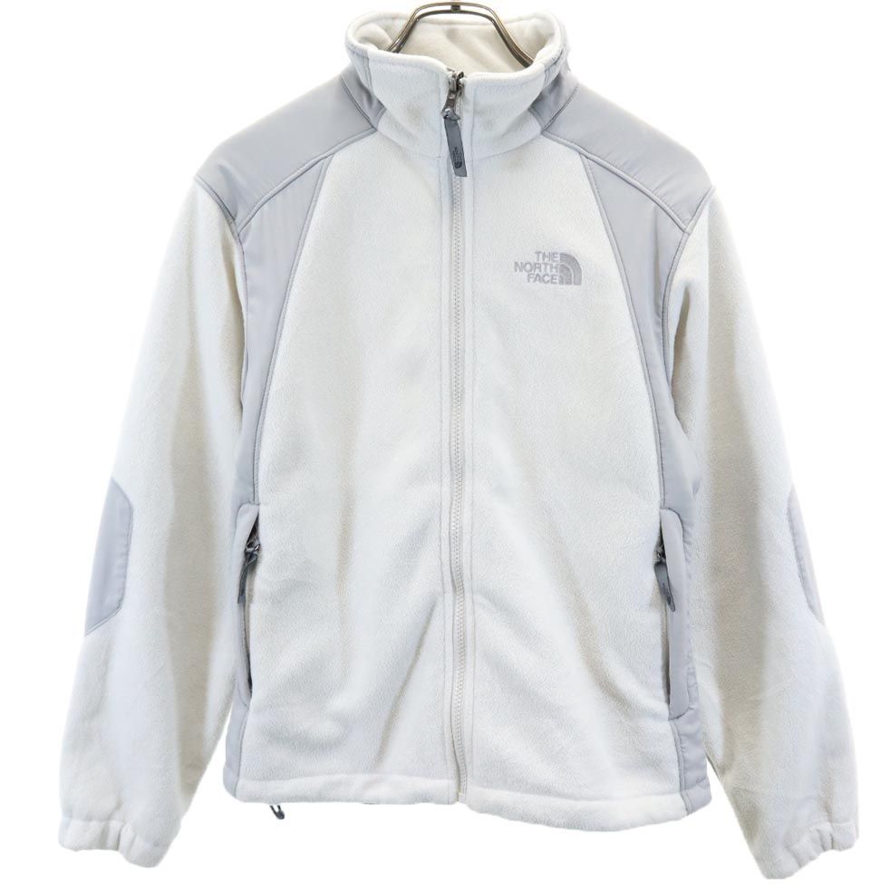 The North Face Outdoors Fleece Jacket S White X Gray Women Used