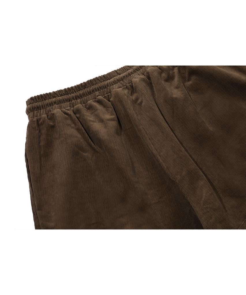 CPGN STUDIO Corduroy Wide Overcargo Pants Dark Brown