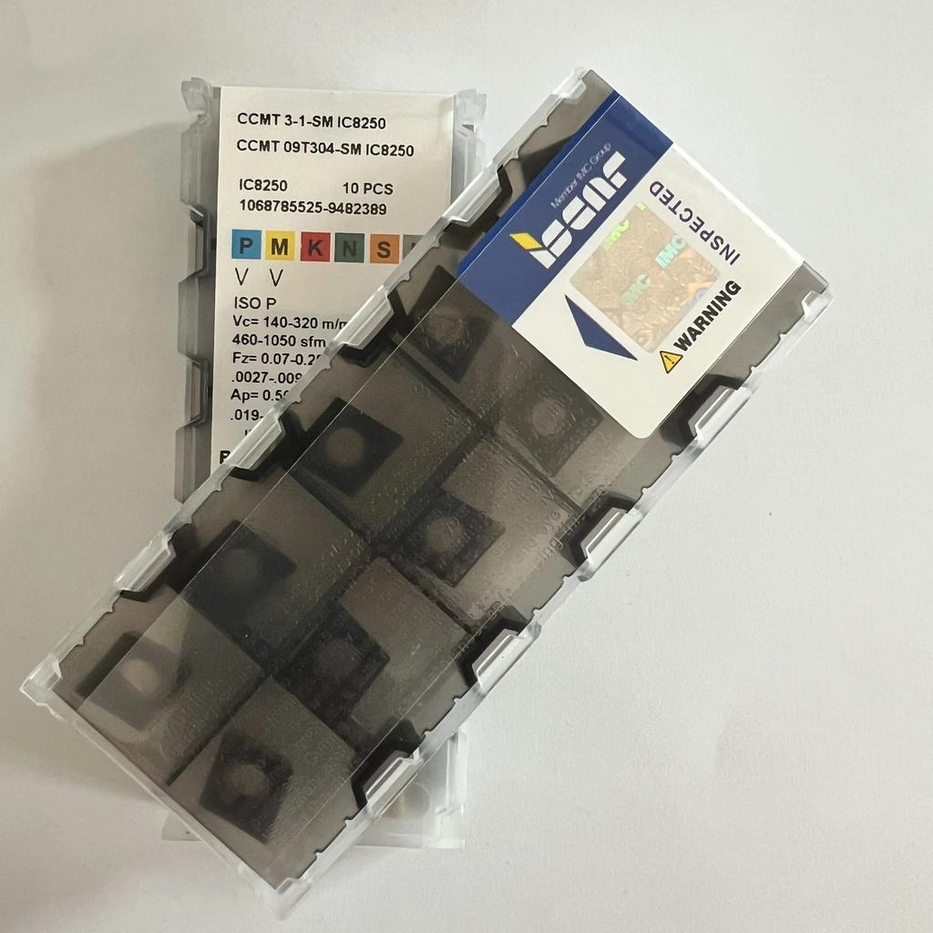 CCMT09T304-SM IC8250 /Industrial Indexable Carbide Inserts 10 Pcs