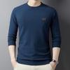 Herbst und Winter Neue männer Rundhals Pullover Dünnen Pullover männer Lange ärmeln Casual Männer Bottom Shirt top