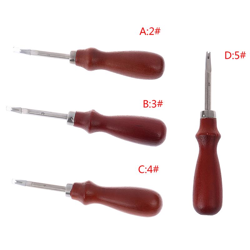1 Pcs Sharp Leather Craft Edge Knife Cutting Hand Craft Tool With Wood Handle