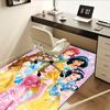 Office Carpet, Under Chair Rug, Gift for Home Decor, Disney Princess Collection, Sparkling Stars Background, Perfect for Room or Pla