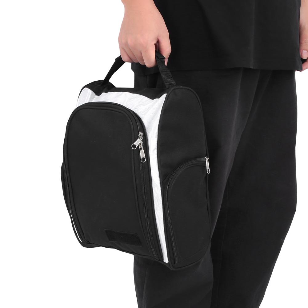 Portable Waterproof Nylon Golf Shoe Clothes Bag Package Accessory with Handle