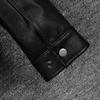 Hunting Leather Jacket Men Vintage Red Brown Black Genuine Cow Men'sLeather Jacket Pockets Real Skin Coat Autumn