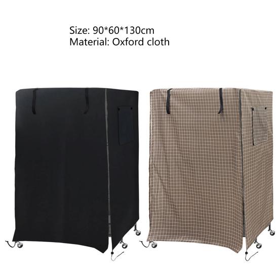 Oxford-Stoff Vogelkäfigabdeckung Regendicht Belüftungsöffnung Haustierkäfigabdeckung mit Klettband