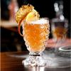 220ml Mermaid Glass Cup Milk Tea Ice Cream Cup Creative Fruit Juice Cold Drink Cup Fish Tail Fish Scale Cup Bar Tool