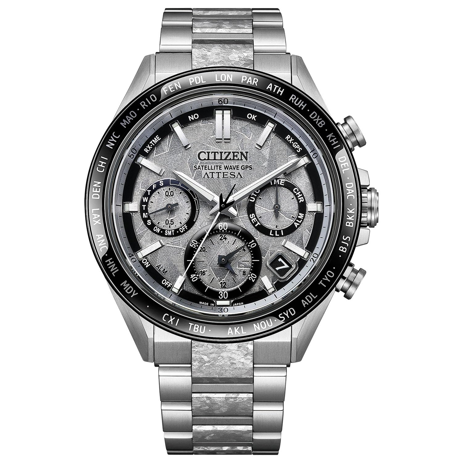 

Citizen ATTESA Platinum Shine Collection Radio-controlled Water-resistant Limited Edition Titanium Chronograph GPS Satellite Eco-Drive Watch