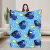 Warm Blanket Custom Kawaii Printed Dory Finding Nemos Throw Blanket  Flannel Bedspread For Bedroom Fashion Sofa Bed Cover