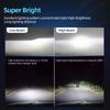 Roadsun 4pcs LED Headlamps Combo H11 Hi/lo Beam 150W 6000K Ultra White COB Chips Super Bright 22000LM Car Light Upgrade