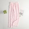 Women Pajama Pants Plush Sleep Pants Soft Elastic Waist Pajama Bottoms Patterned Pants With 2 Pockets
