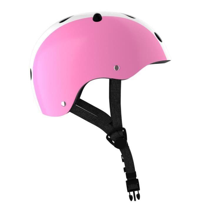 Casque pour enfants - MOLTO - Circle - Rose - Pour vélo, rollers, ski, trottinette, skateboard, BMX