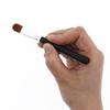 Shishida Seishindo Concealer Brush Black Synthetic Nylon PBT Wood Wand Makeup Brush for Concealer and Eyeshadow (MR-212)