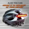 Waterproof LED Bike Tail Light Bicycle Rear Warning Lamp USB Rechargeable\