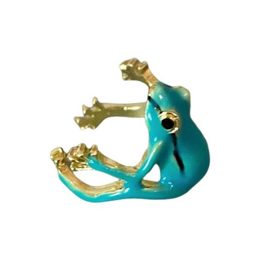 1/3Pcs Frog-Shaped Ring Set Alloy Electroplated Finger Ring Festivals Parties Dates Gatherings Accessories
