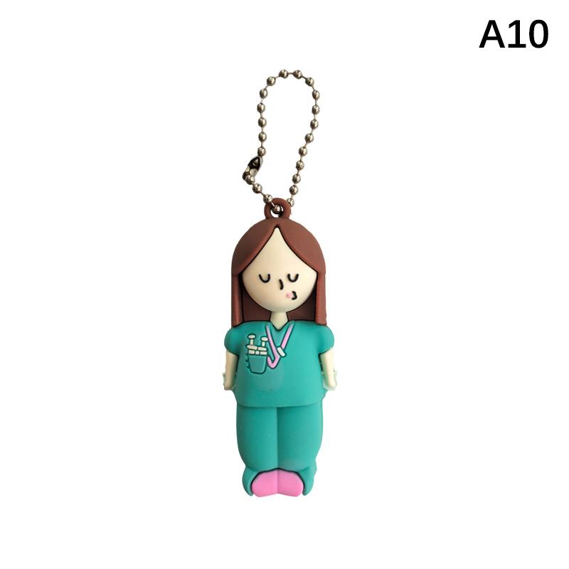 Ampoule Bottle Opener Pendant Soft Gel Ampoule Keychain Syringe-Shaped Nurse Doctor Ampoule Opener Medication Vial Breaker Tool